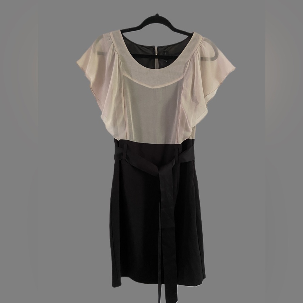 VERO MODA Black and Cream Dress